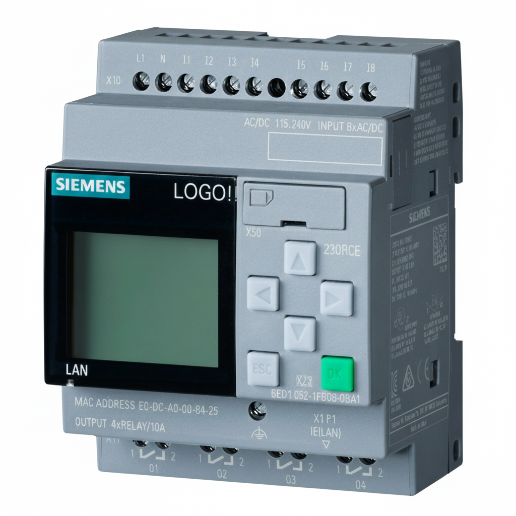 پی ال سی لوگو 230RCE زیمنس کد 6ED1052-1FB08-0BA2