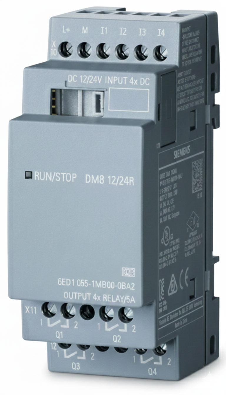 ماژول توسعه LOGO AM2 PT100 زیمنس | ورودی سنسور دما کد 6ED1055-1MB00-0BA2