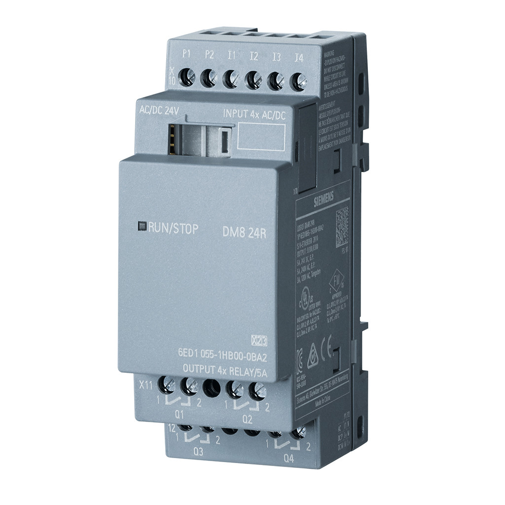 ماژول توسعه LOGO DM8 24R زیمنس کد 6ED1055-1HB00-0BA2